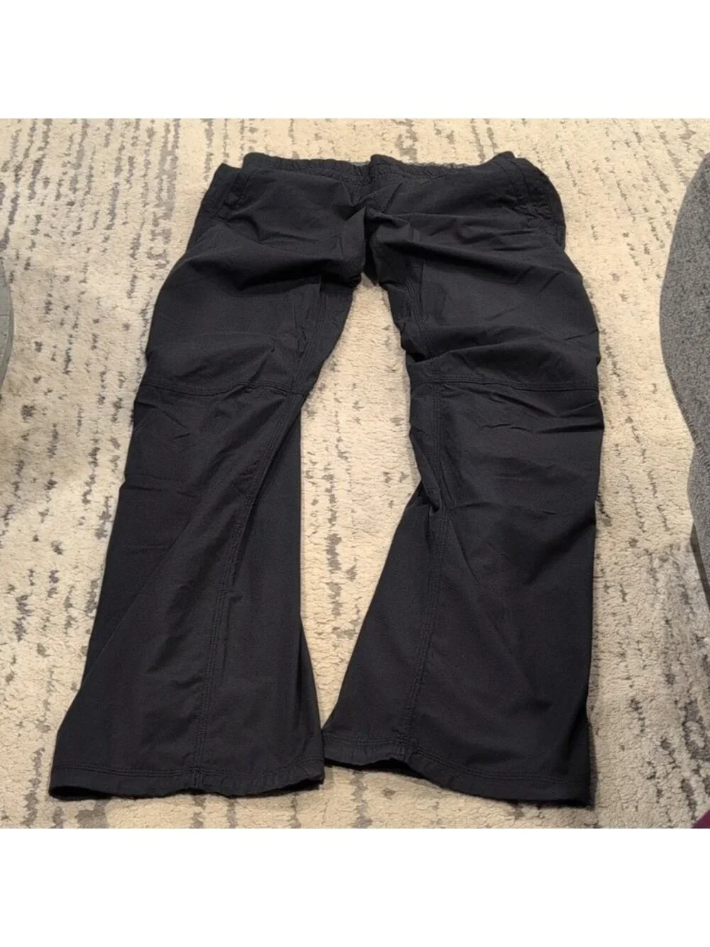 Lululemon Run: Dog Runner Pant Black / Heathered Grey